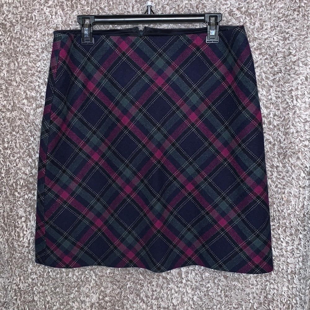 Talbots plaid authentic skirt